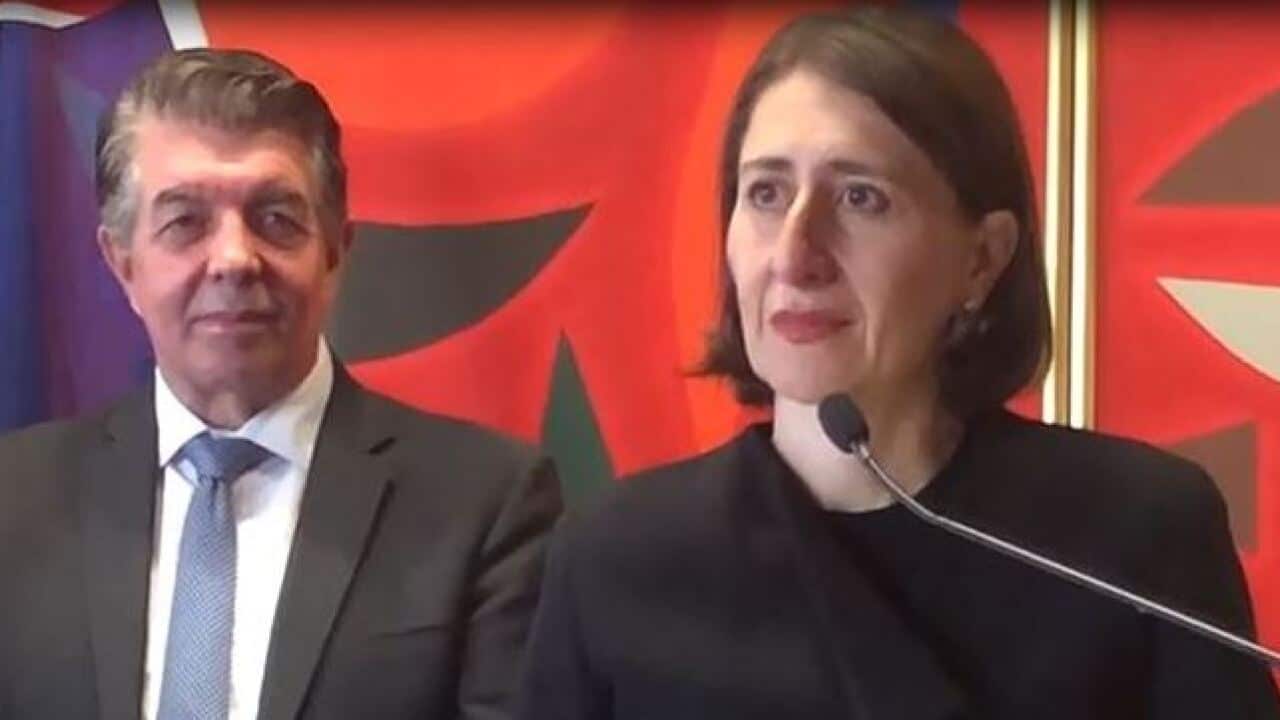 NSW Premier Gladys Berejiklian (right) with Ray Williams, NSW Minister for Multiculturlism