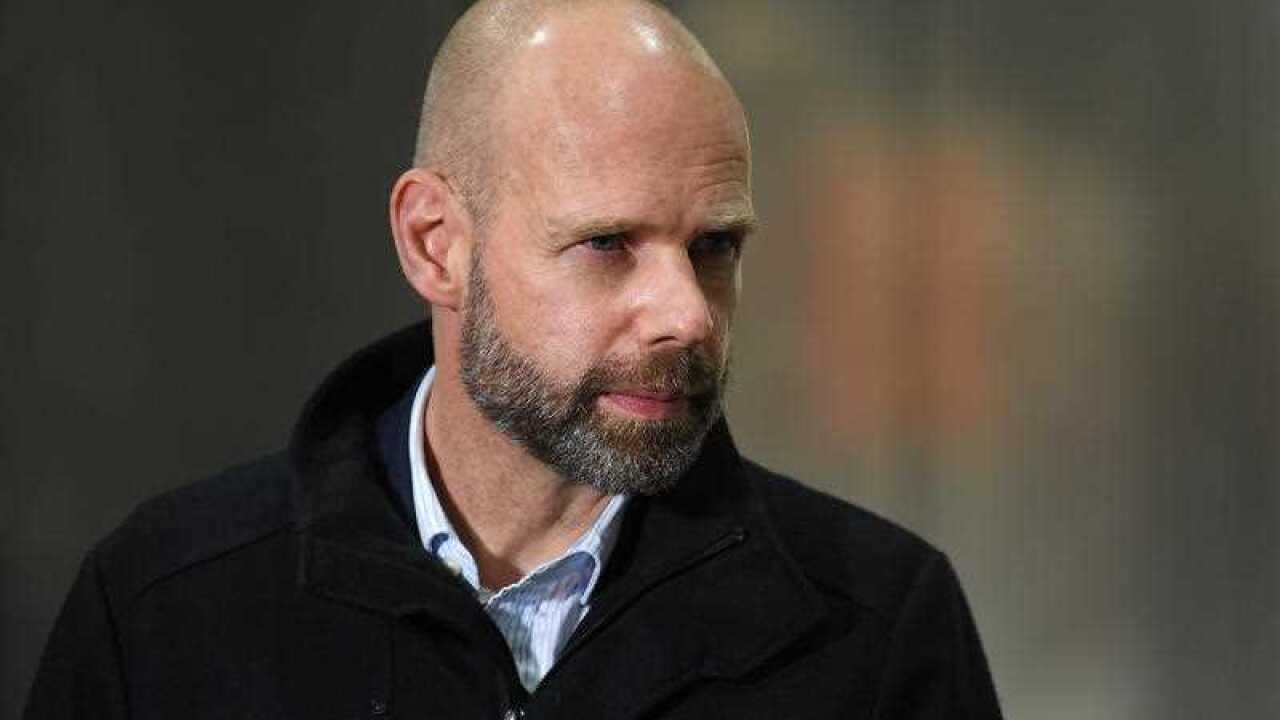 Deputy Secretary for Community Engagement and Testing Jeroen Weimar speaks to the media during a press conference on 16 June, 2021.