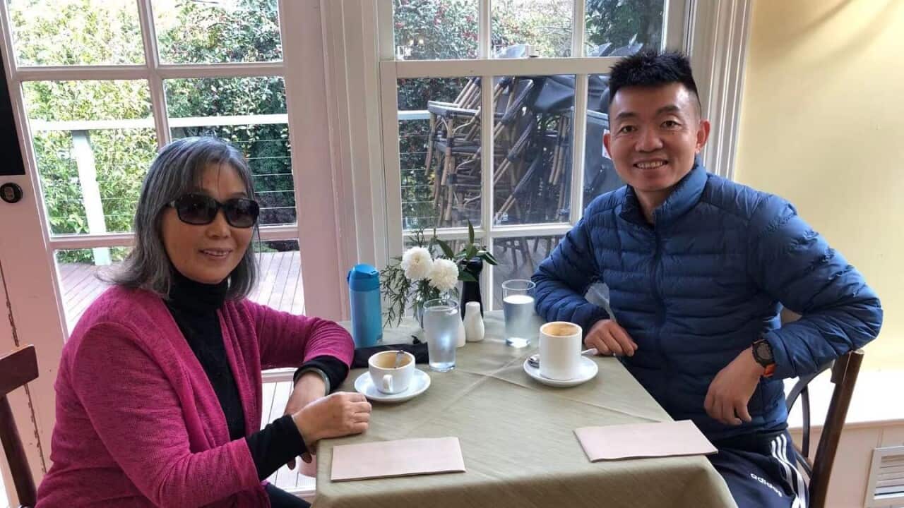 Mr. Wu and his mom