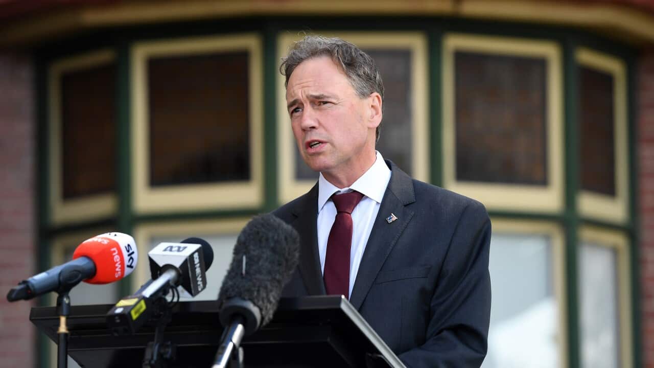 Health minister Greg Hunt