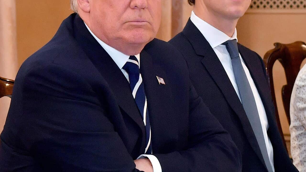 President Donald Trump and his senior advisor Jared Kushner.