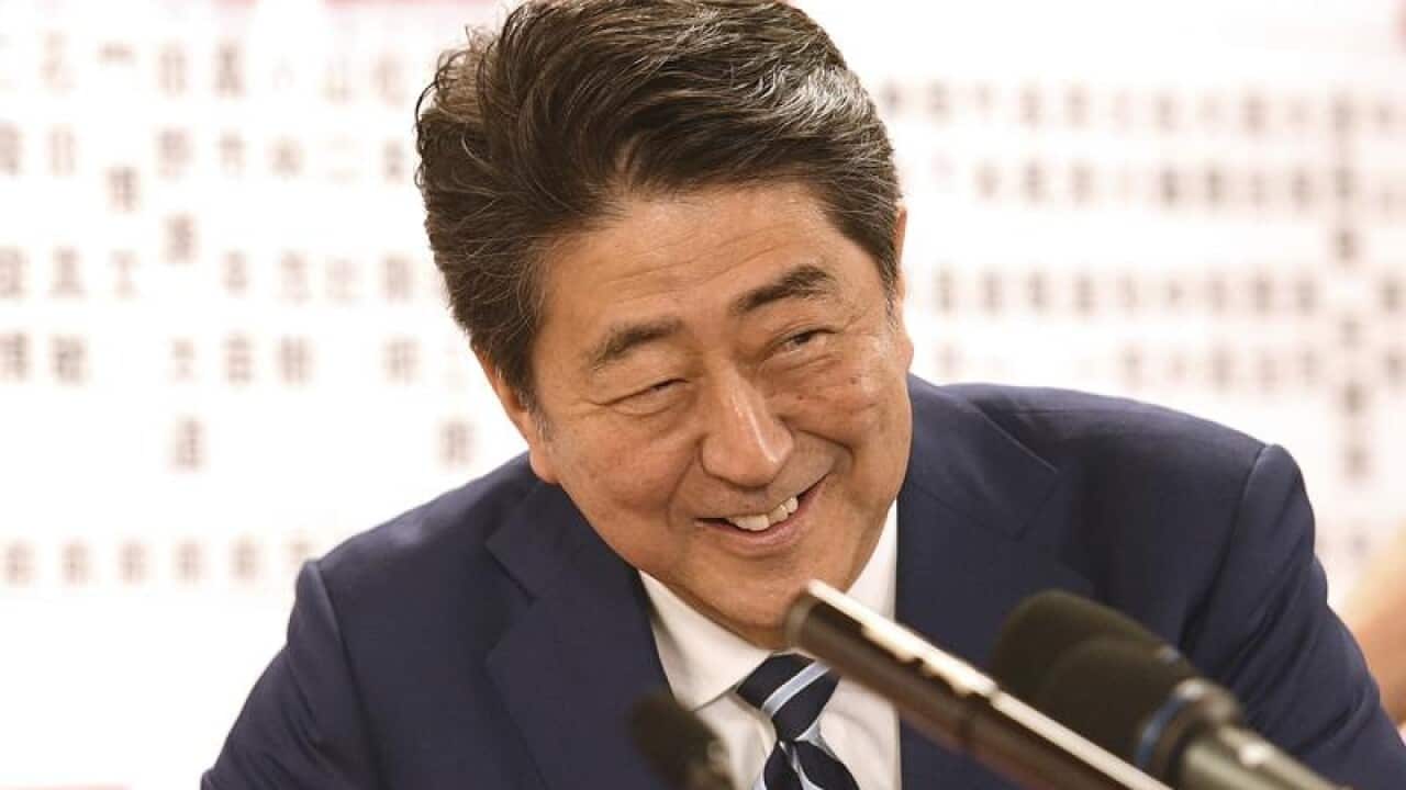 Japan's Prime Minister Shinzo Abe.