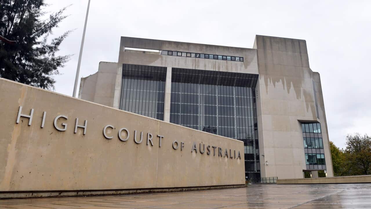 View of the High Court of Australia in Canberra