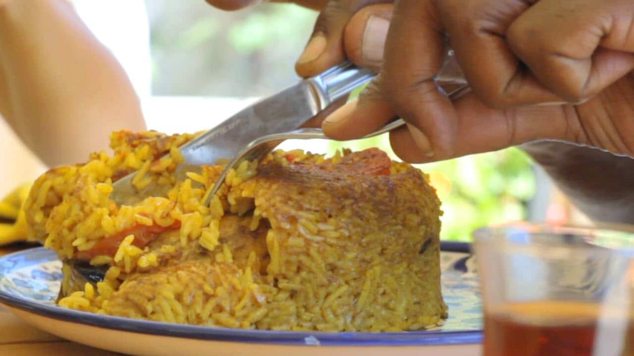 Upside-down chicken in a pot