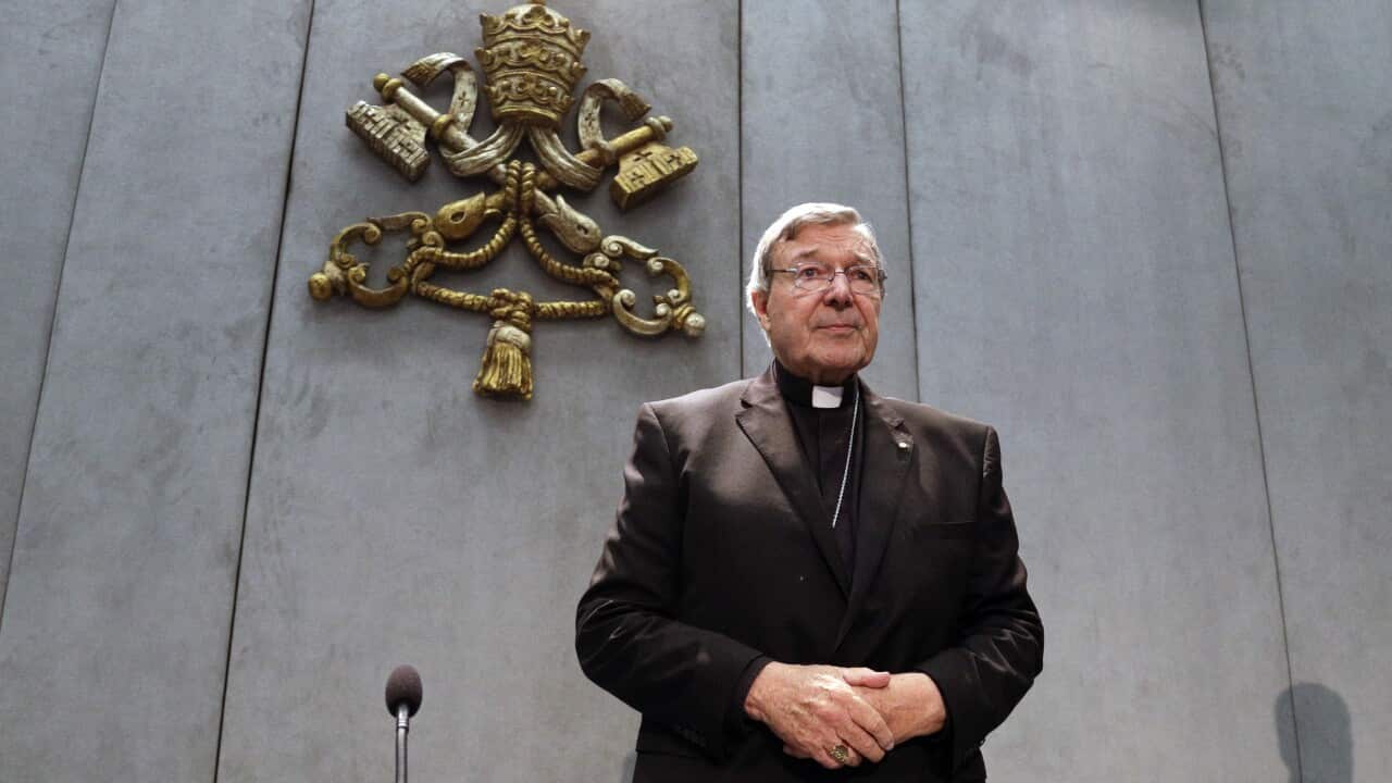 George Pell at the Vatican in 2017.
