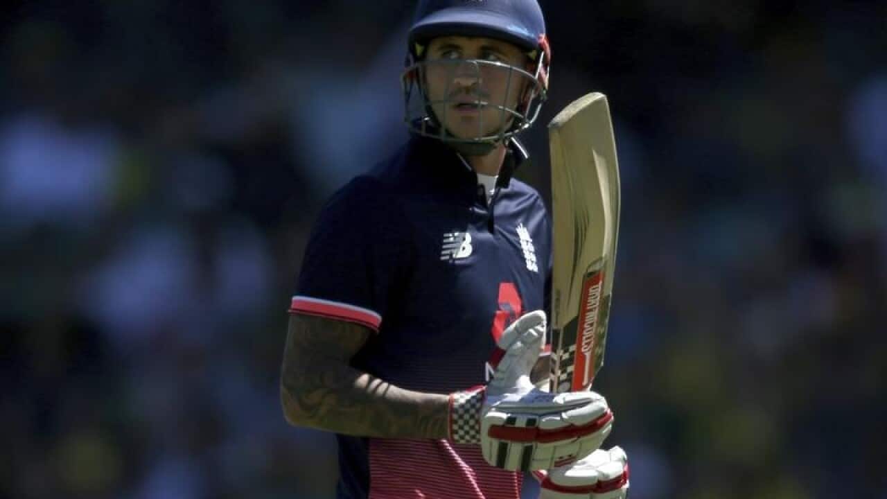A file image of England cricketer Alex Hales
