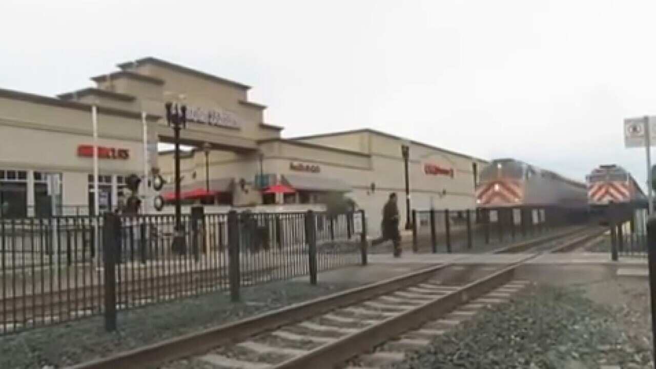 Man almost gets hit by Caltrain