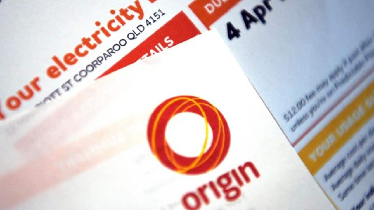 An Origin Energy power bill.