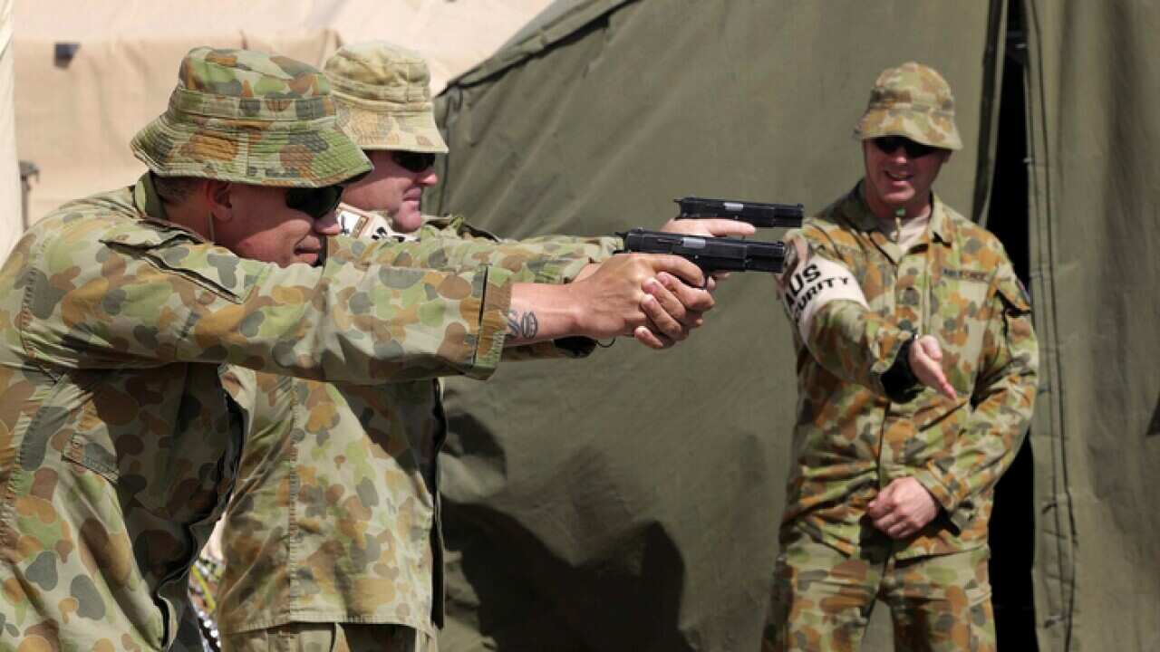 Australian military personnel on Operation Okra, focused on Iraq
