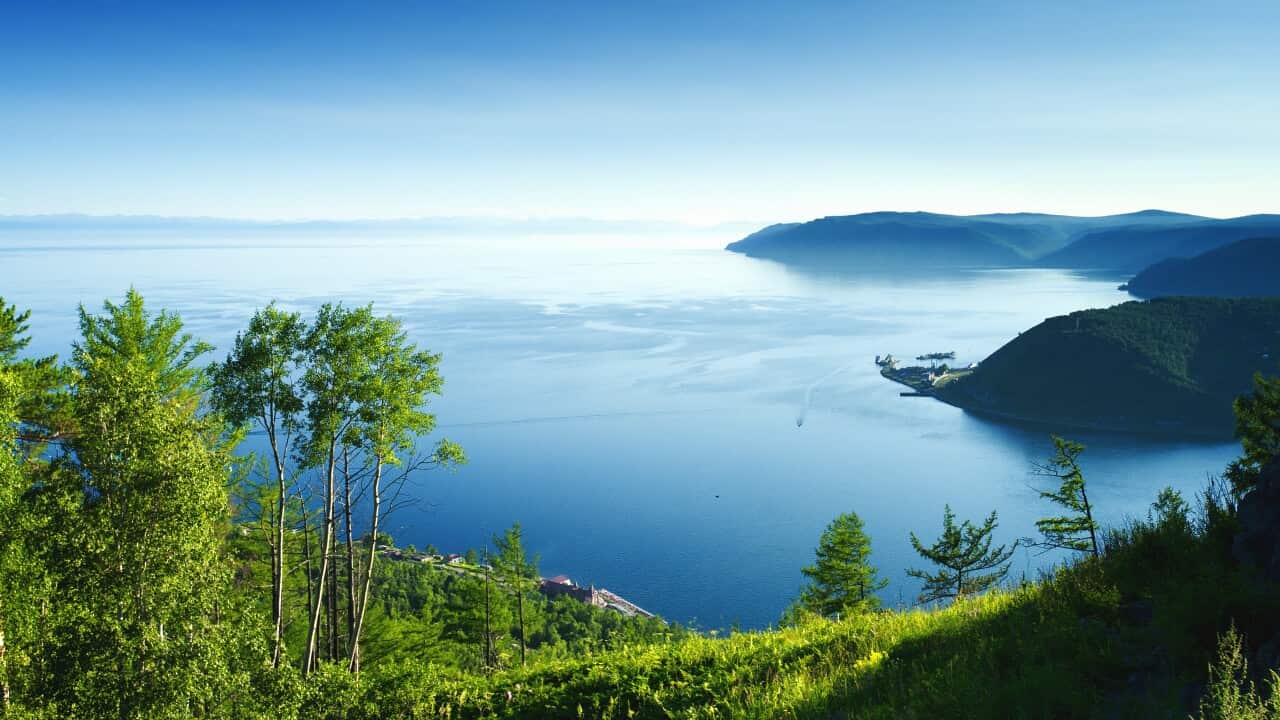 View of Lake Baikal