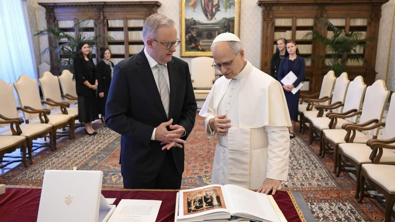 ITALY - POPE LEO XIV RECEIVES IN PRIVATE AUDIENCE MR ANTHONY ALBANESEM PRIME MINISTER OF AUSTRALIA AT THE VATICAN - 2025/5/19