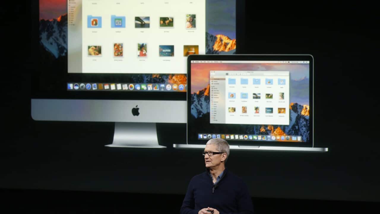 Tim Cook introduces the new updated Apple Macbook Pro
