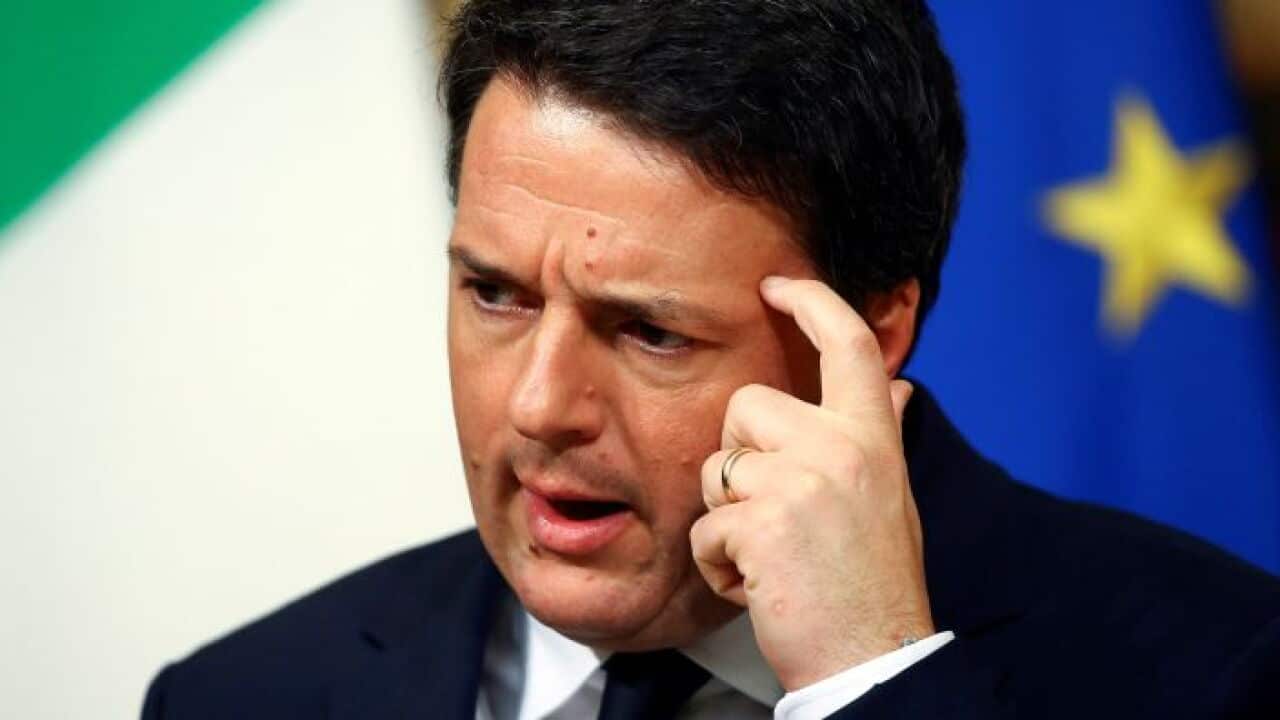 Italian prime minister Matteo Renzi