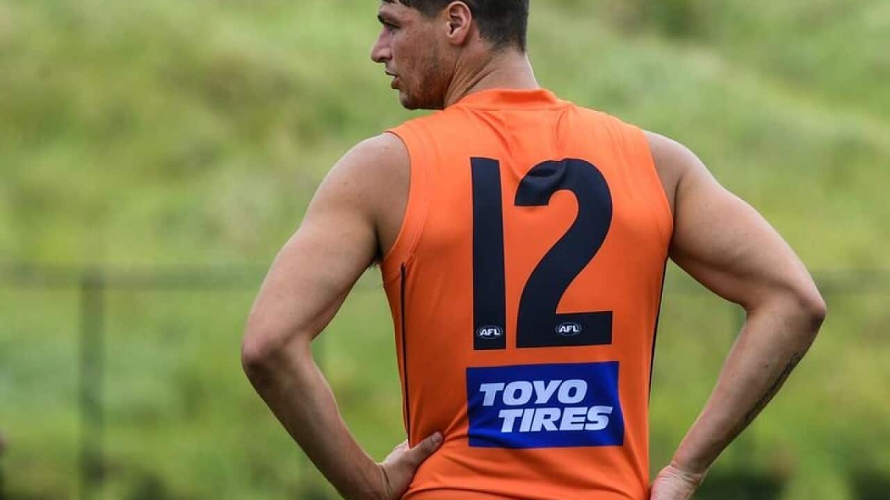 GWS player Jonathon Patton.