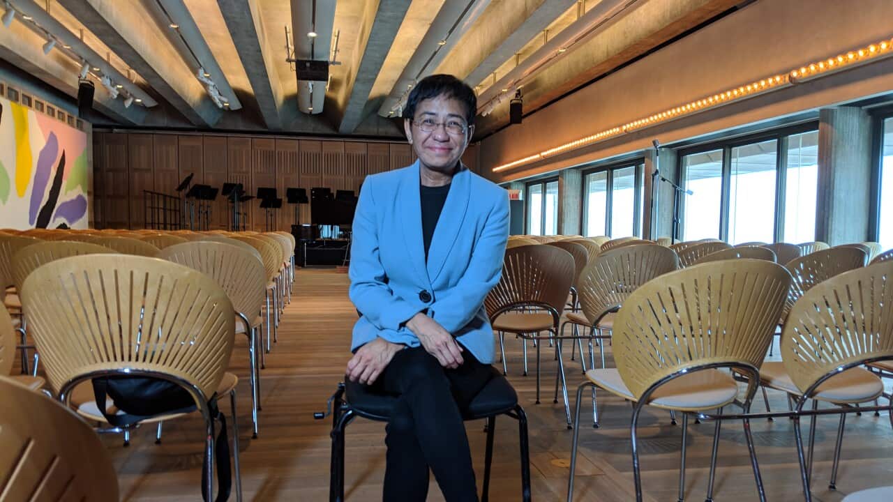 In Australia for a festival on press freedom, Maria Ressa is warning Australians not to allow the erosion of press rights before it’s too late.