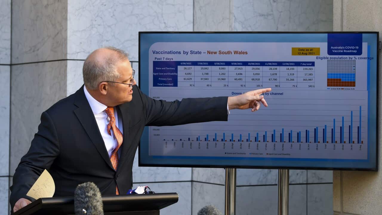 Prime Minister Scott Morrison speaks following a national cabinet meeting