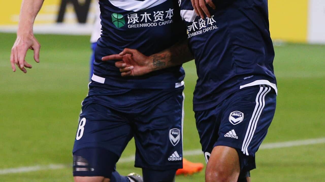 Besart Berisha and Archie Thompson