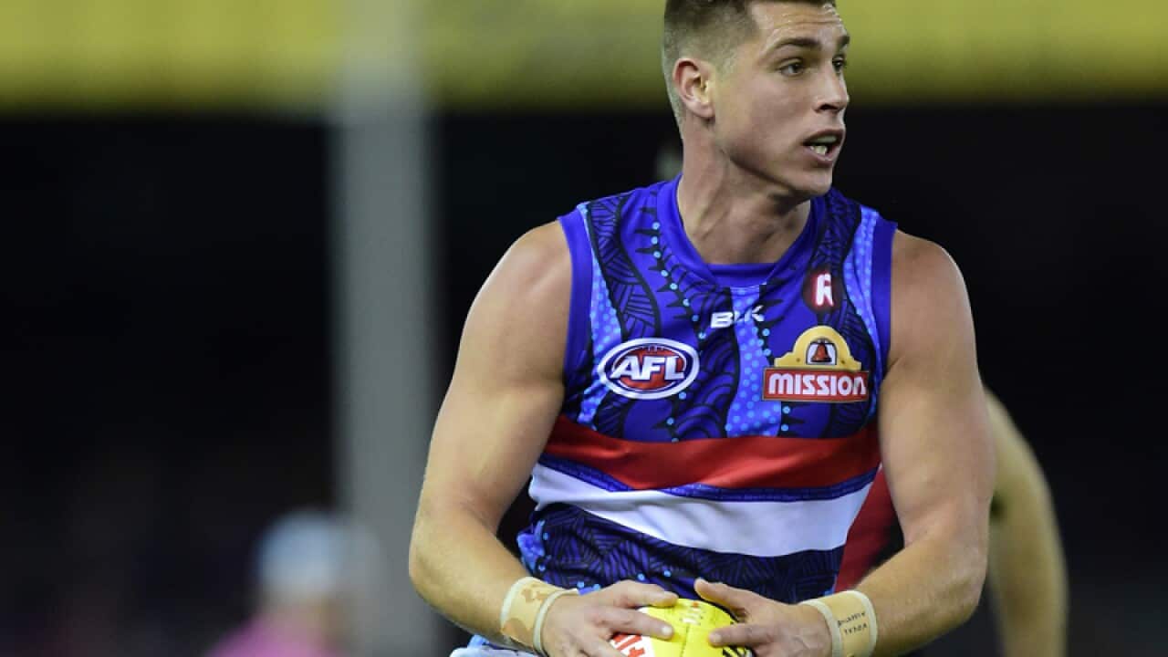 Western Bulldogs player Michael Talia.