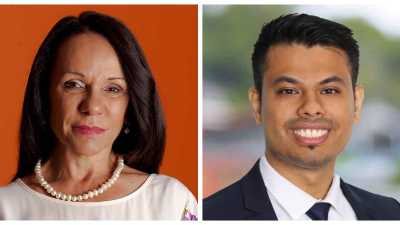 Labor MP Linda Burney (left) Liberal candidate Pramej Shrestha are contesting the federal seat of Barton for May 18 election.