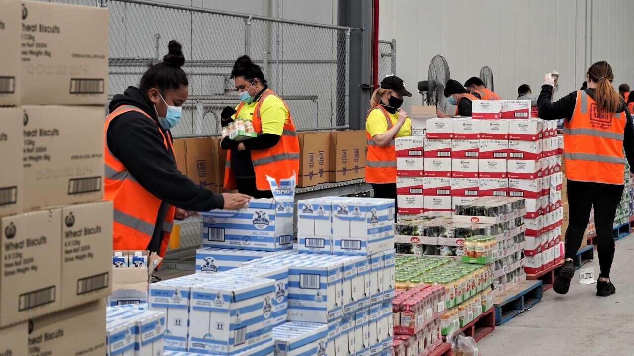 Demand for emergency food relief has spiked during the Greater Sydney lockdown.