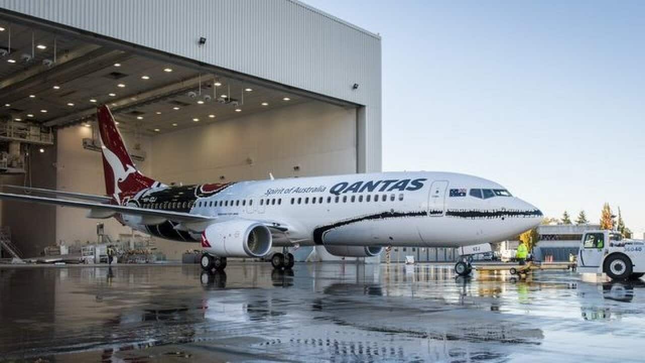 Qantas hangar in New South Wales