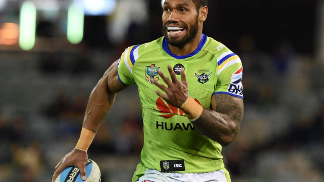 Raiders wingers Sisa Waqa