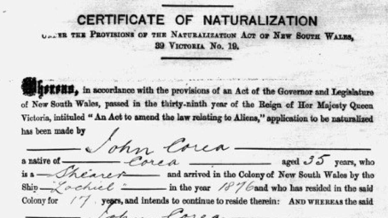 John Corea_Certificate of Naturalization
