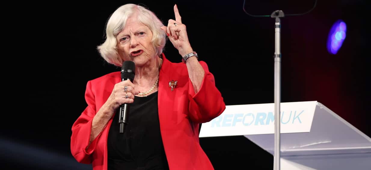 Man arrested on suspicion of murdering ex-UK minister Ann Widdecombe