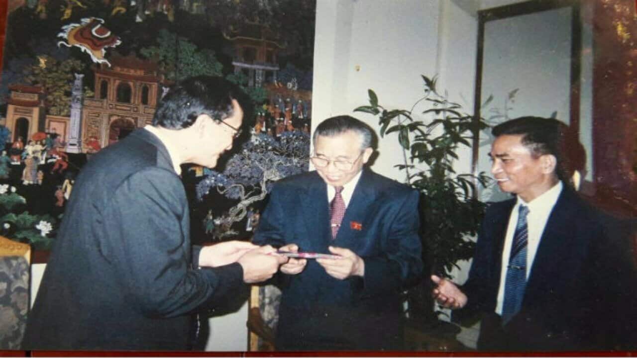 Former Cambodian Opposition Leader Sam Rainsy