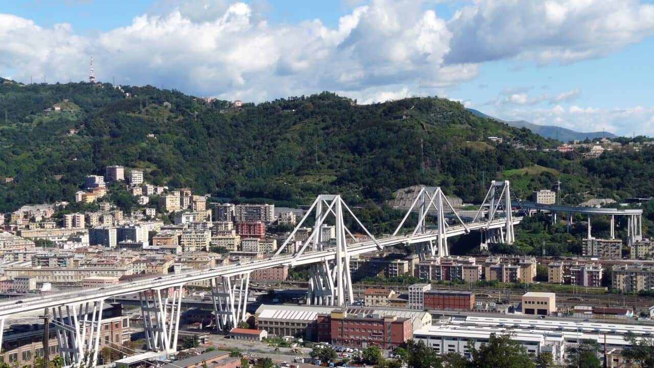 Vue panoramique du Pont Morandi