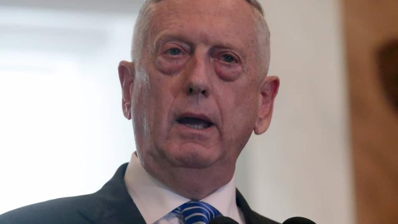 US Secretary of Defense Jim Mattis