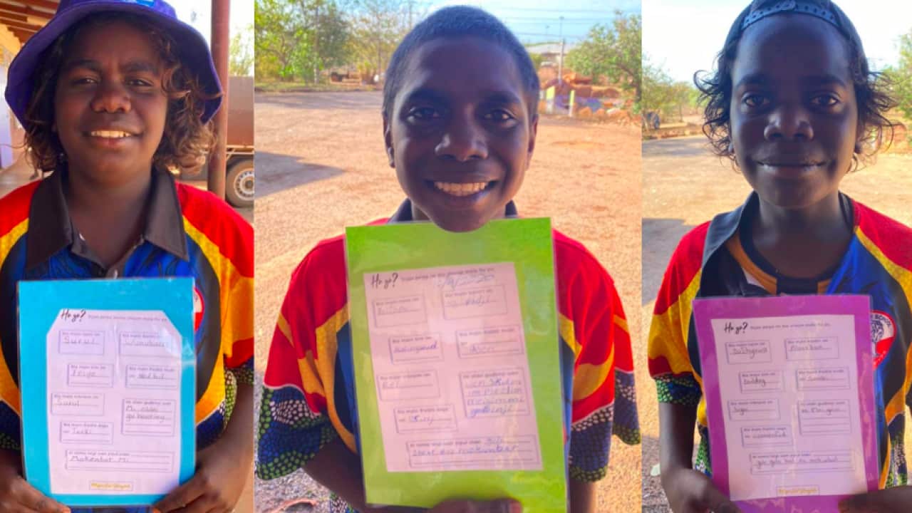 Ngukurr School students