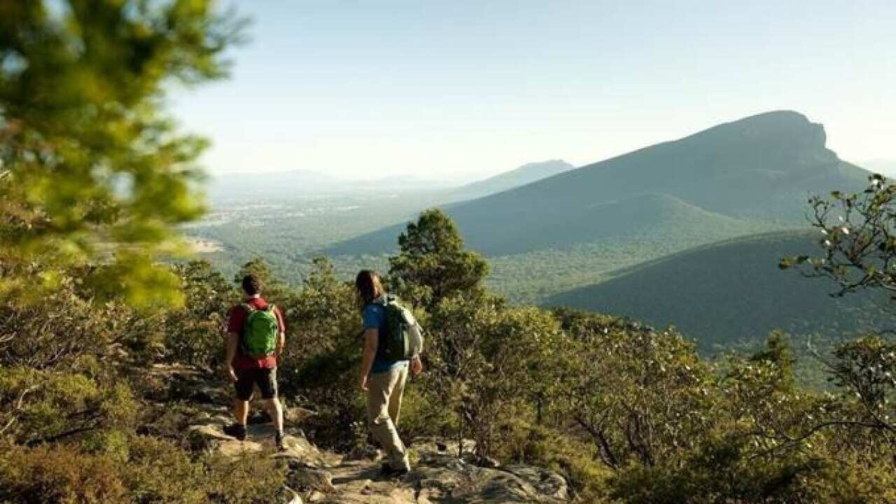 Hikers in the Grampians