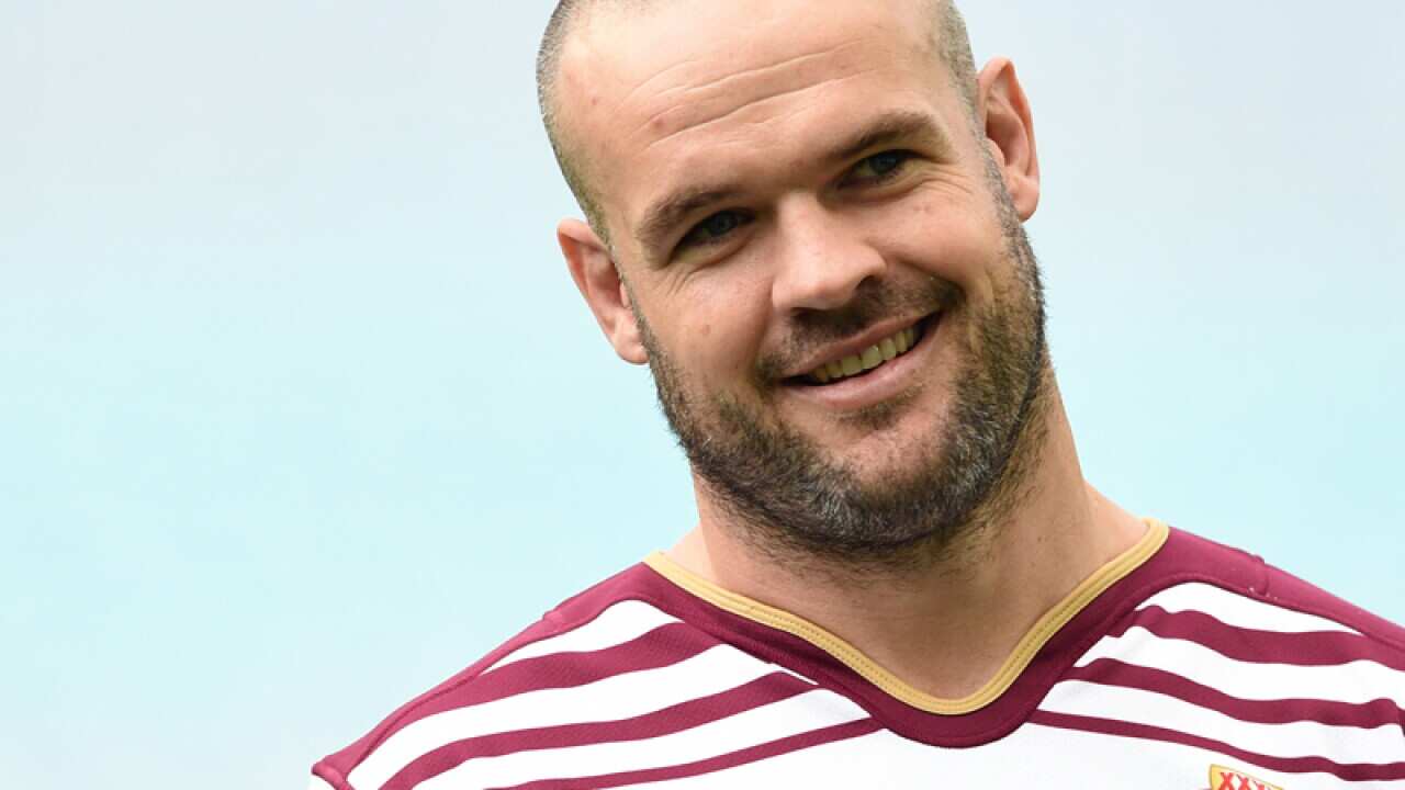 Queensland State of Origin player Nate Myles