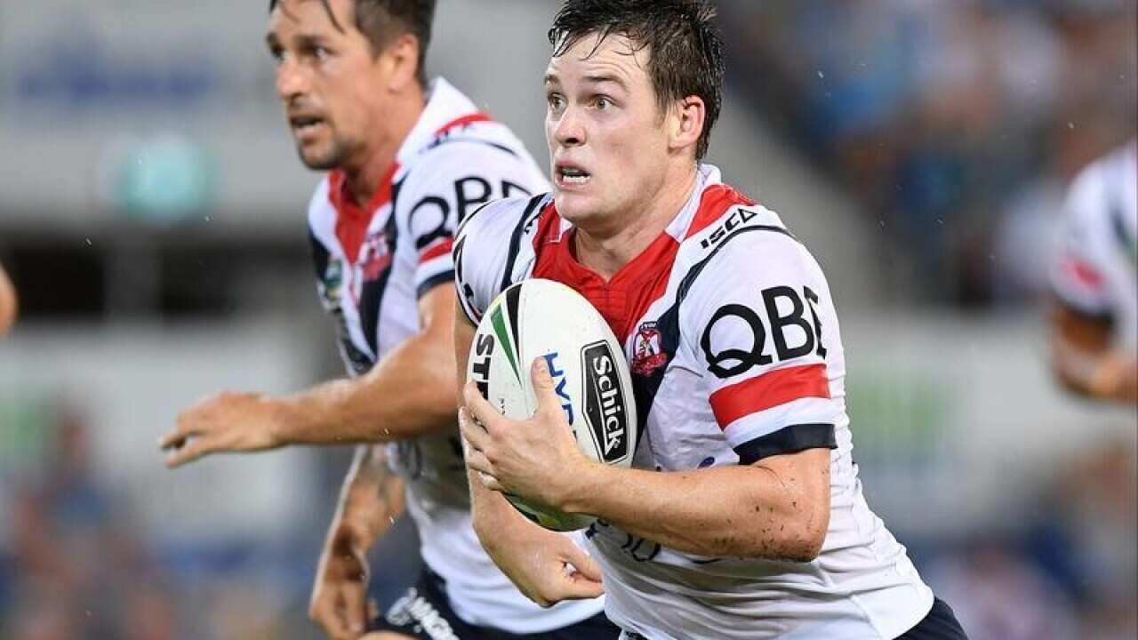 Luke Keary (right) and Mitchell Pearce