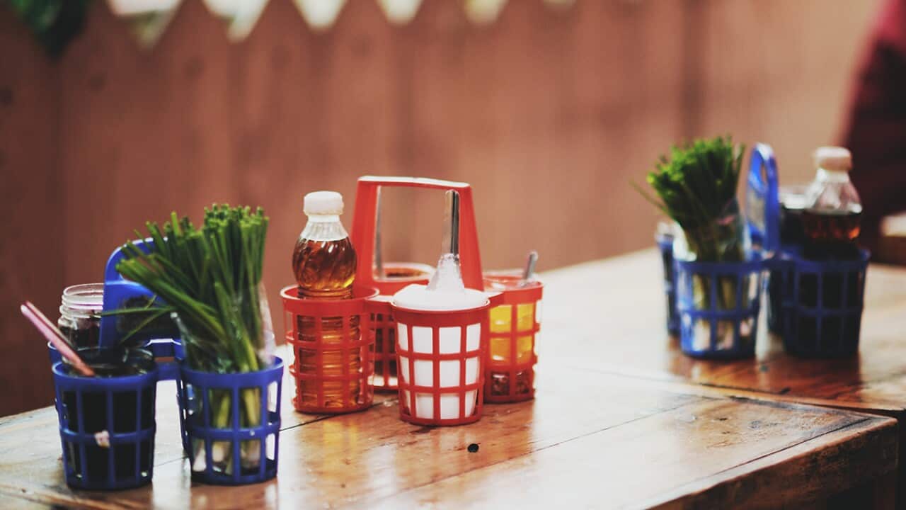 Thai table condiments