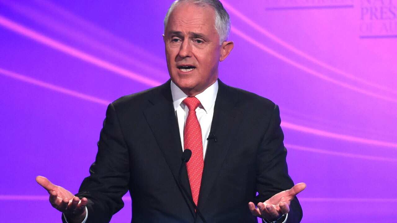 Liberal leader and Prime Minister Malcolm