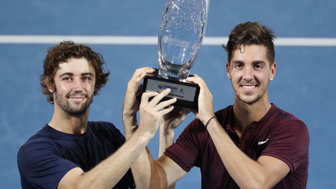 Jordan Thompson and Thanasi Kokkinakis