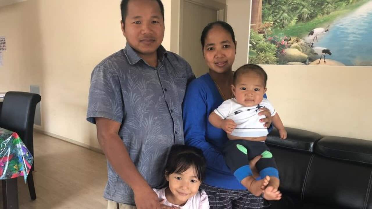 Biak Thwang Urai and family