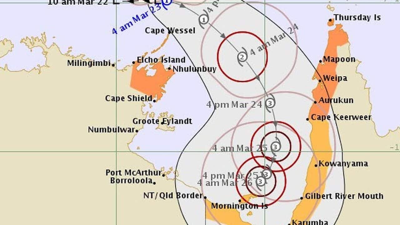 Cyclone Nora Approaching Queensland