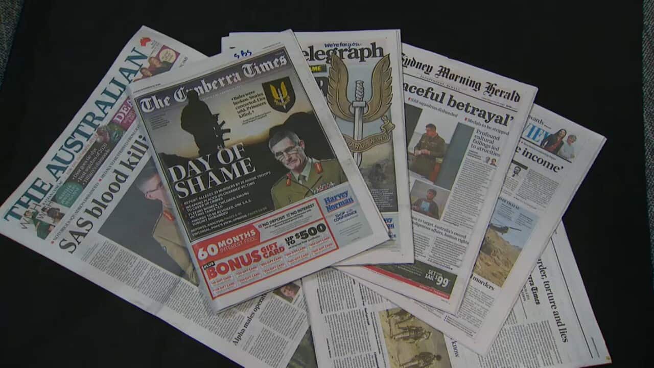 Newspaper reports of the inquiry findings