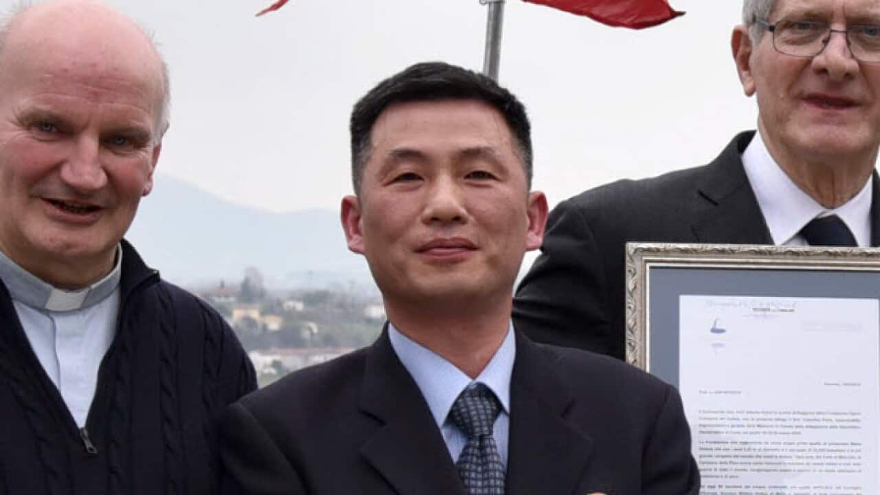 North Korea's acting ambassador to Italy Jo Song Gil