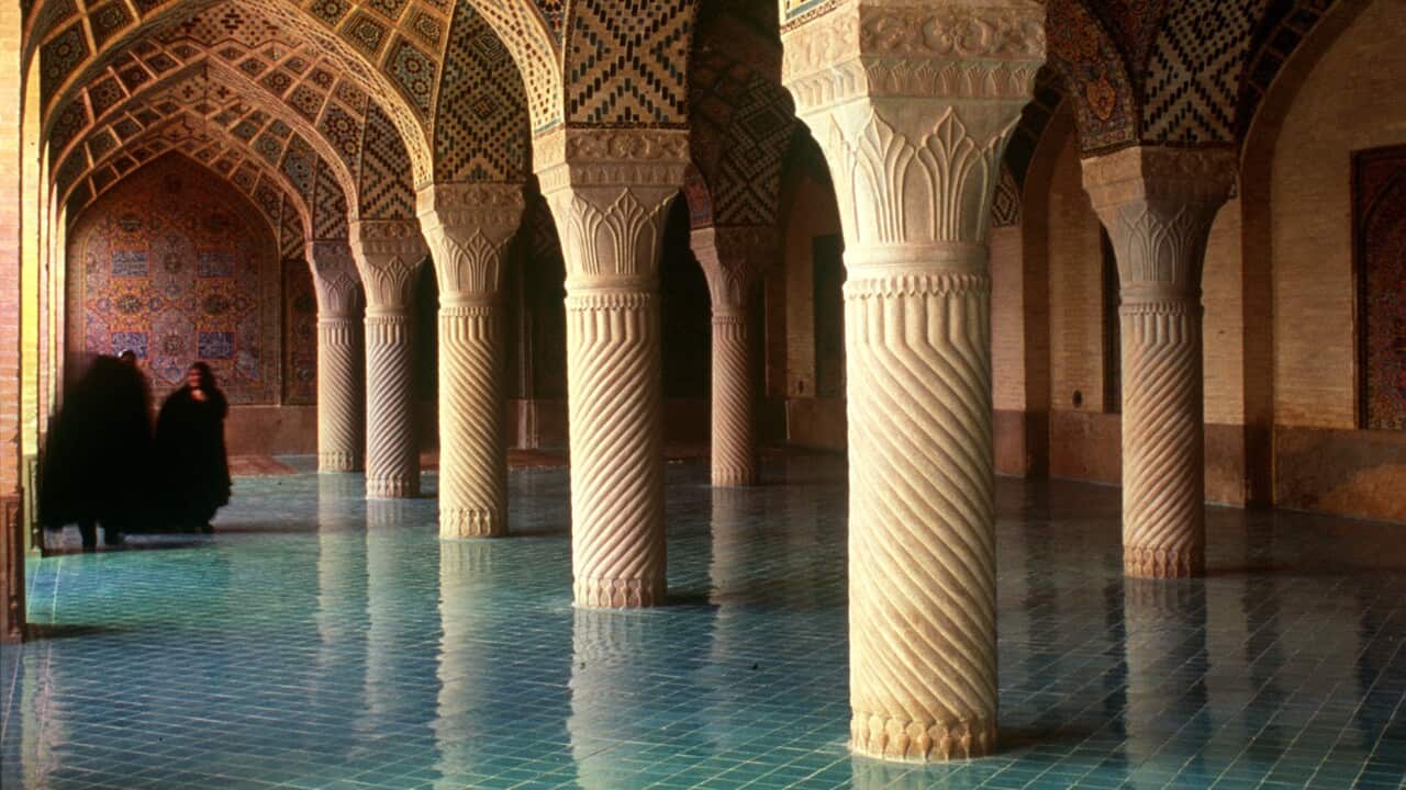 The winter prayer hall of the mosque Masdjed e-Nasir ol-Molk in the Iranian provincial capital Shiraz - AAP.jpg
