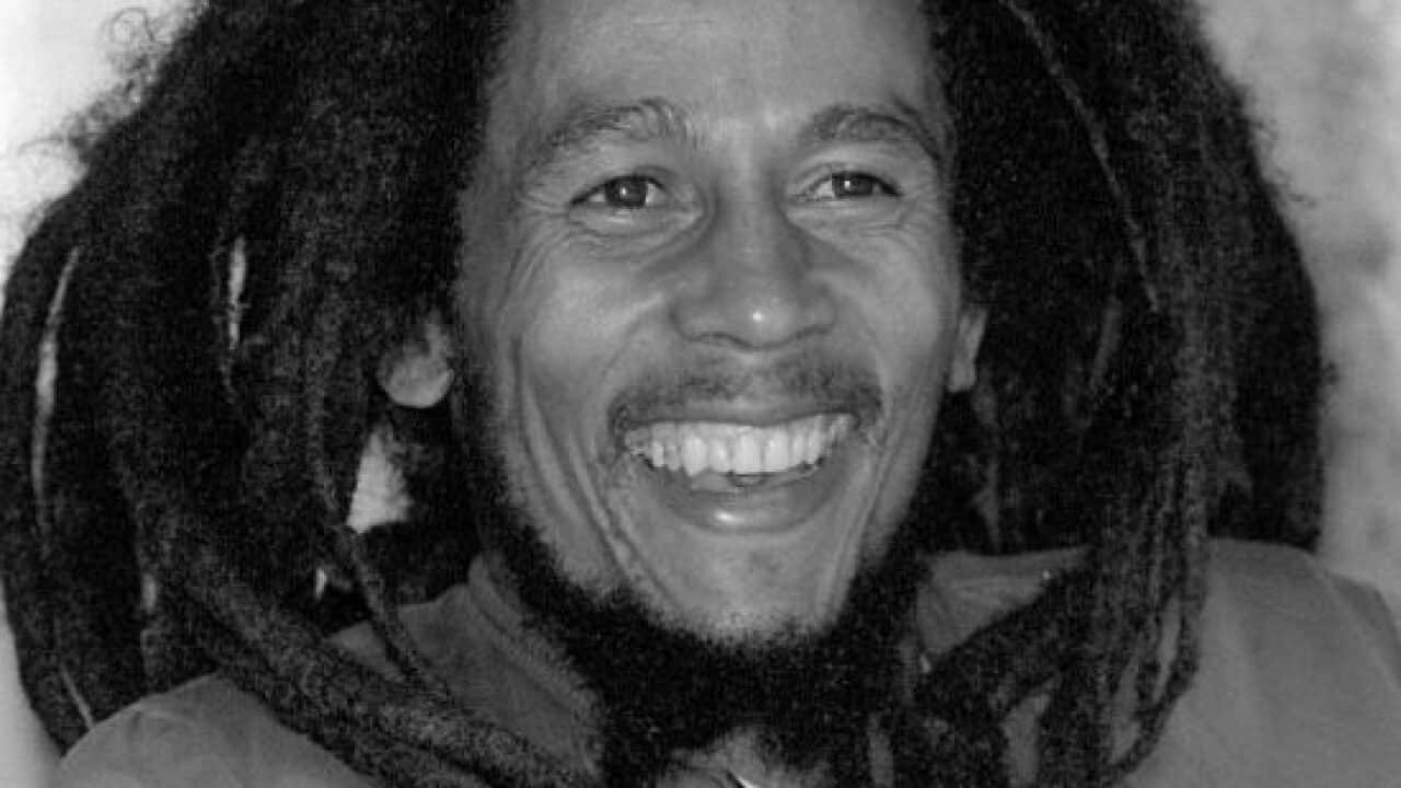 Image from 1979 of Jamaican reggae icon Bob Marley