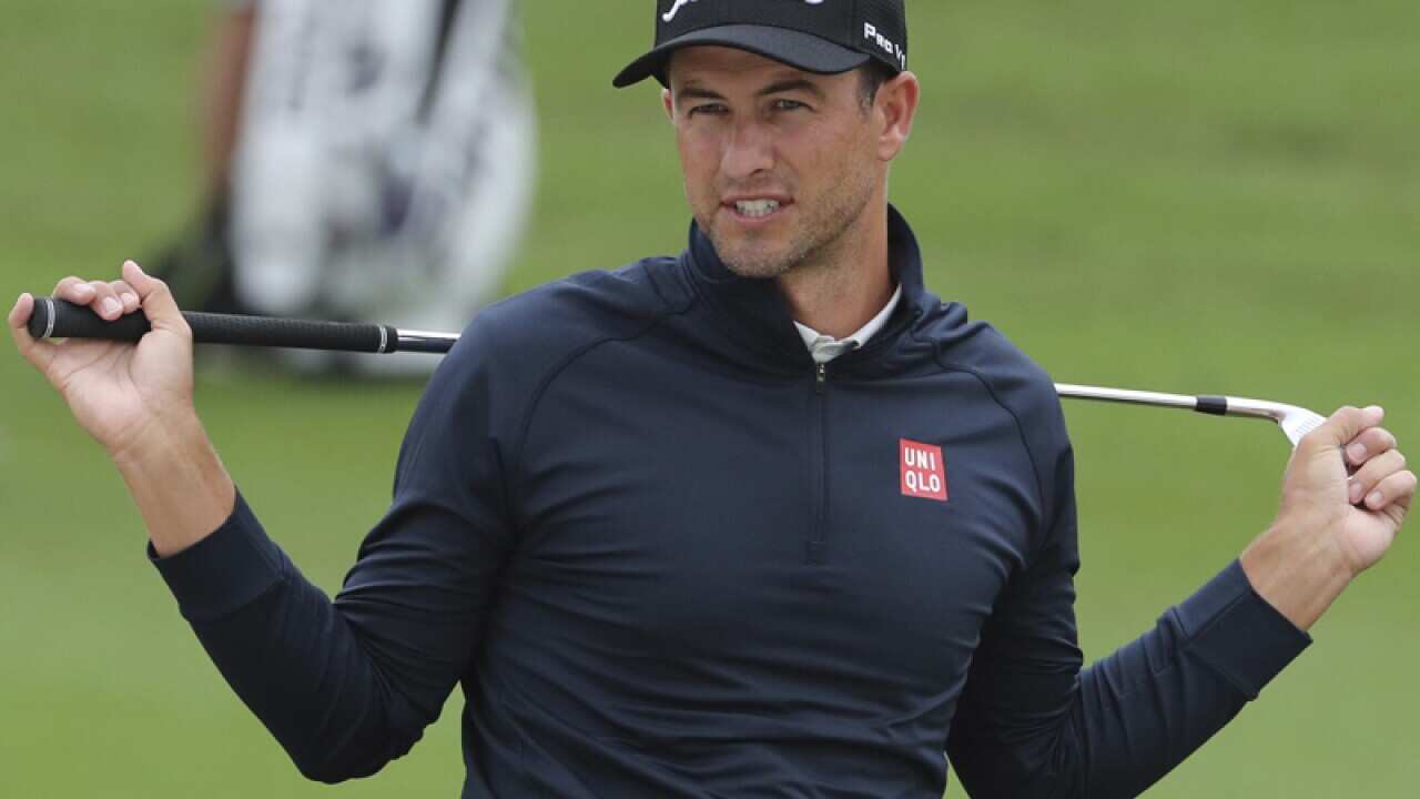 Australian golfer Adam Scott