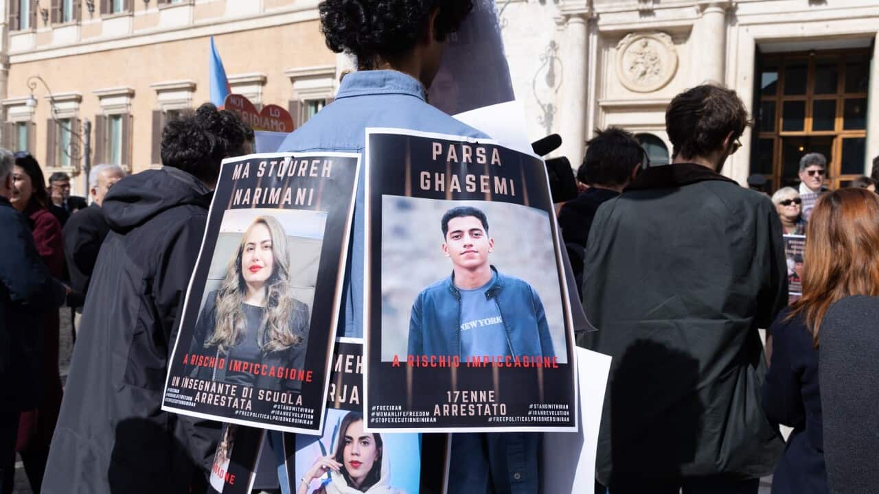 Rome, Flashmob "Stand For Life" for Iranian prisoners