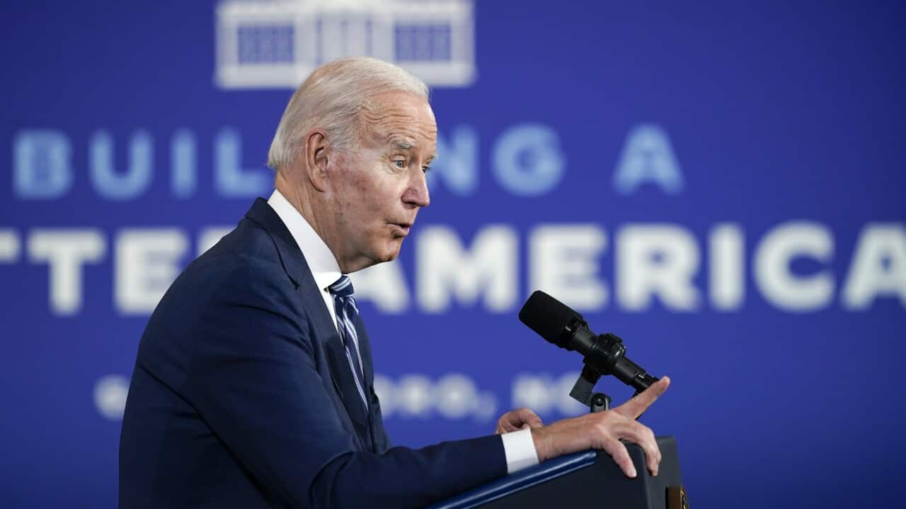 President Joe Biden speaks at North Carolina Agricultural and Technical State University, in Greensboro