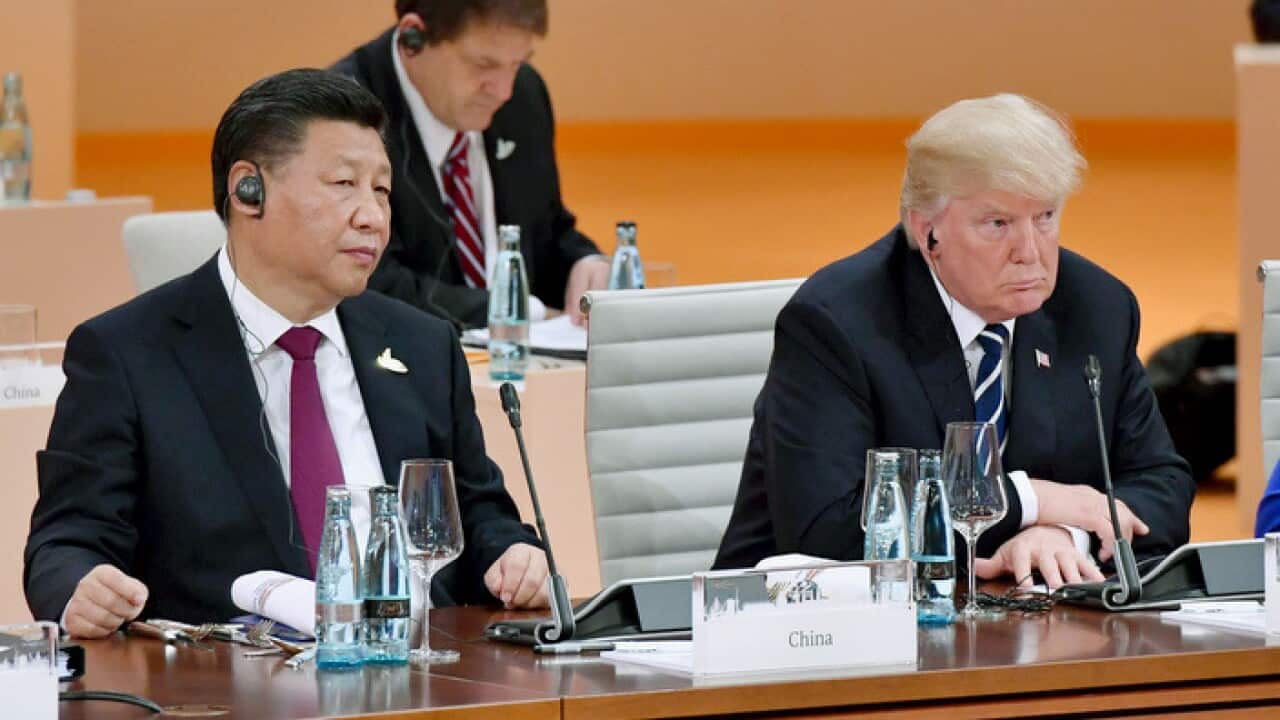 Chinese President Xi Jinping and US President Donald Trump