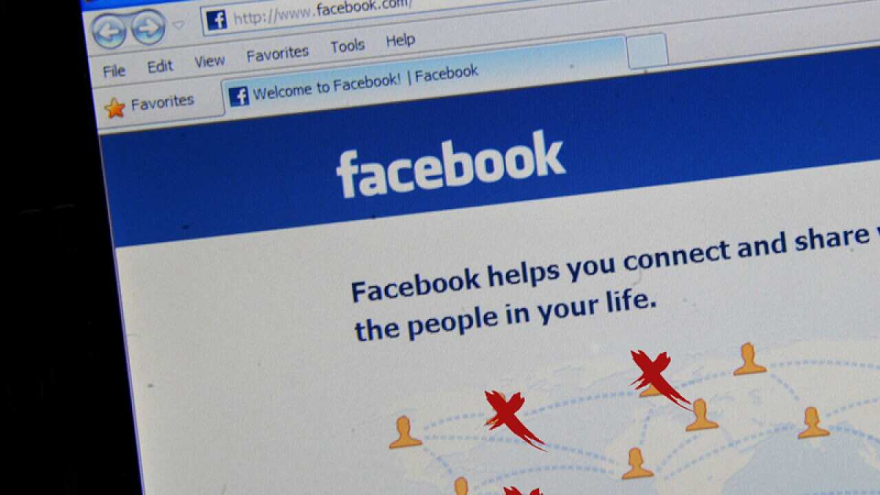 Facebook homepage