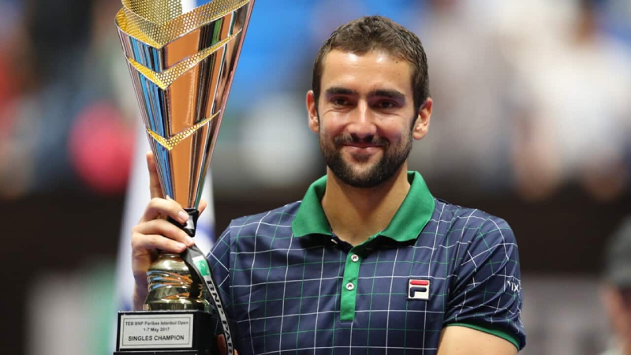 Croatian tennis player Marin Cilic